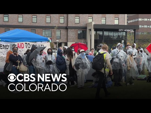 Tents pop up as part of protest on Auraria campus