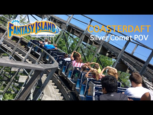 Silver Comet Roller Coaster I Fantasy Island New York On Ride POV
