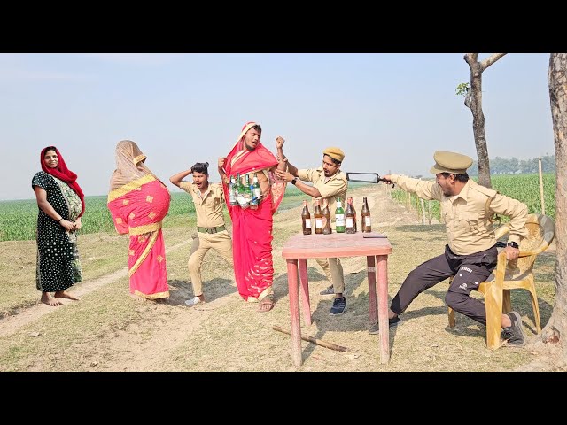 Police vs Satir Daru Chore paet3 Funny Entertainment video l Silant Story video/ Only for message