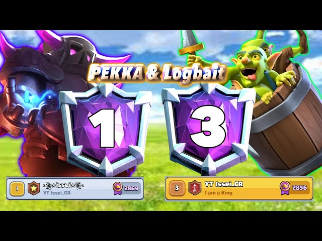 Top1&3 with PEKKA&Logbait liking both alcohol and sweets🤣-Clash Royale