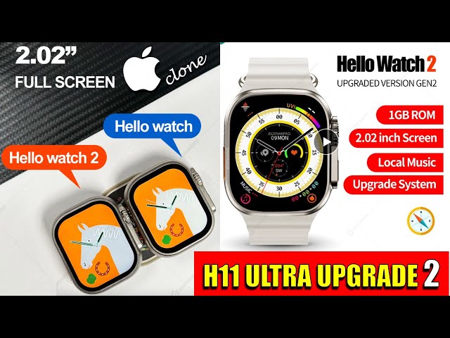 Hello Watch 2 (NOT OLED) - APPLE Watch ULTRA Clone