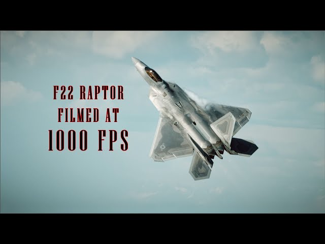 "Phantom of the Raptor" - F22 Filmed at 1000FPS