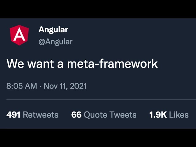 Angular needed this to happen