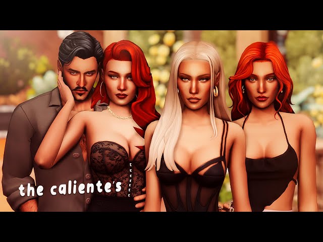 Giving the new Caliente's a makeover + cc list // the sims 4 cas