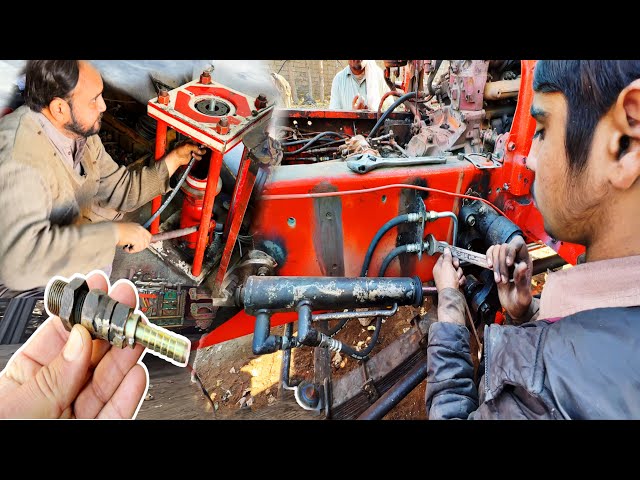 HOW TO FITTINGS STEERING HYDRAULIC JACK & HIS PIPE LINE IN A 10 TO 12 WHEELS CONVERTED TRUCK Part 3