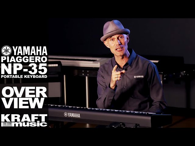 Yamaha Piaggero NP-35 Portable Keyboard - Overview with Gabriel Aldort