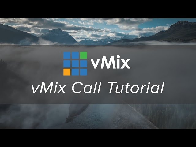 vMix Call Tutorial-  Add Remote Guests to your live production.