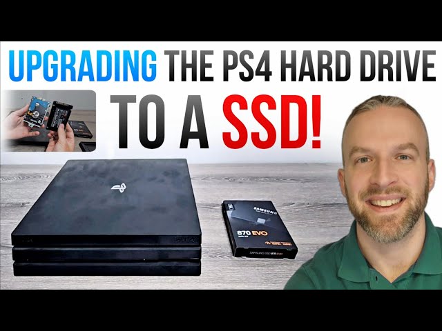UPGRADE your PS4 hard drive to a SSD! | Installation Guide and Test