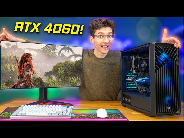 The Cheapest RTX 4060 Gaming PC Build?! 🙌 - RTX 4060, Ryzen 5500 w/ Gameplay Benchmarks | AD