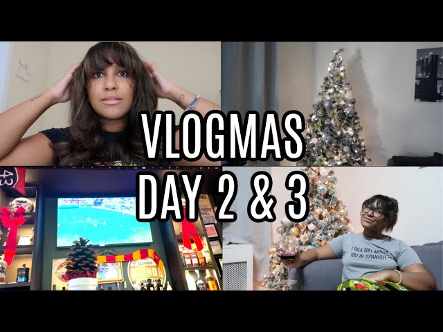 VLOGMAS DAYS 2&3 | Decorating our tree | Real Girl Talk