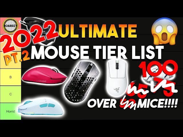 2022 ULTIMATE Gaming Mouse Tier List! 100 MICE RANKED (MONUMENTAL)
