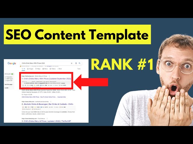 SEO Content Template || How To Write Content That Rank #1 On Google