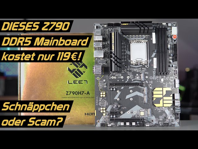 Das günstigste Z790 Mainboard im Test! DDR5 & viel Ausstattung für 119€! Elitegroup LEET Z790H7-A