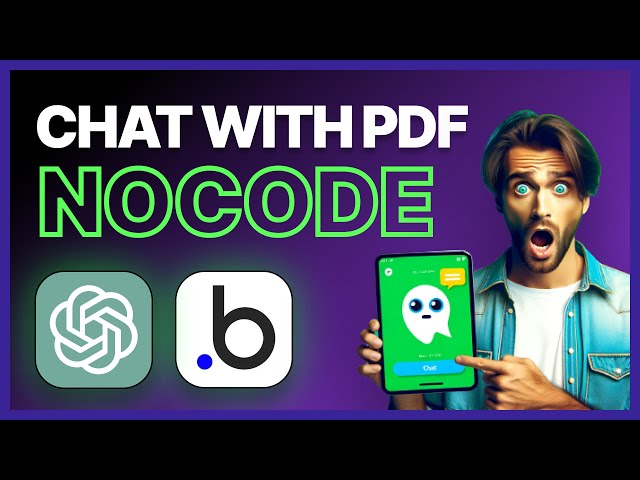 How to build a Chat with PDF AI with Bubble - GPT-4