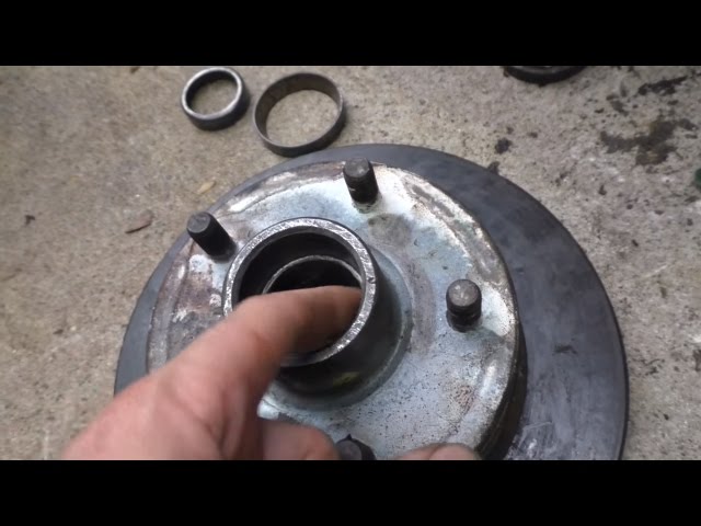 Changing trailer wheel bearings