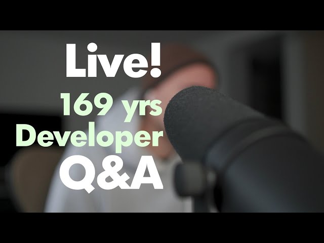 Developer Q&A Live! Bring snacks and drinks!