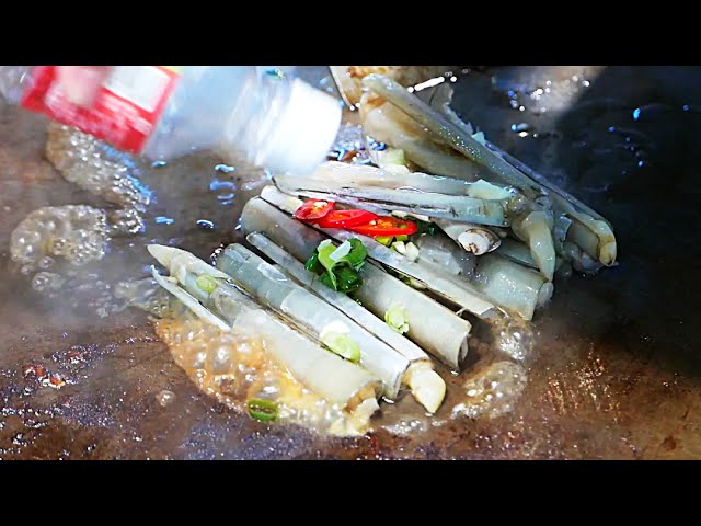 Taiwan Street Food - Razor Shell Clams