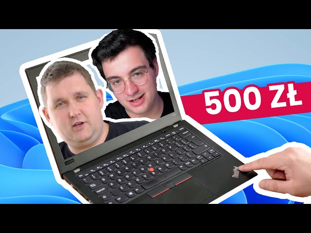 Ten laptop kosztuje 500 zł i jest MEGA: Thinkpad A285