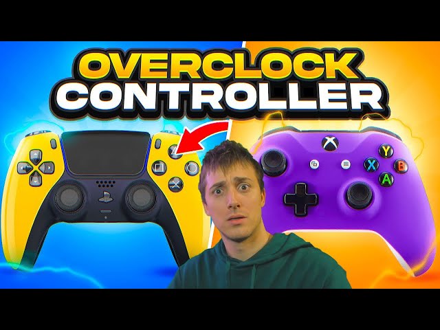 CONTROLLER OVERCLOCK for FASTEST RESPONSE TIME! REMOVE INPUT LAG and LATENCY ! WORKING 2024