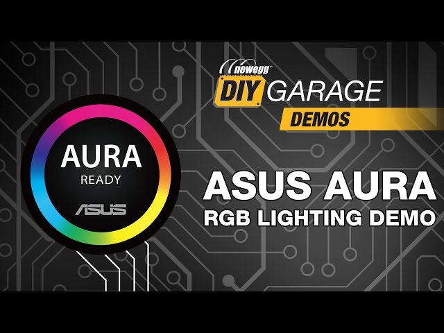 Newegg DIY Garage: Synchronized PC lighting with ASUS AURA