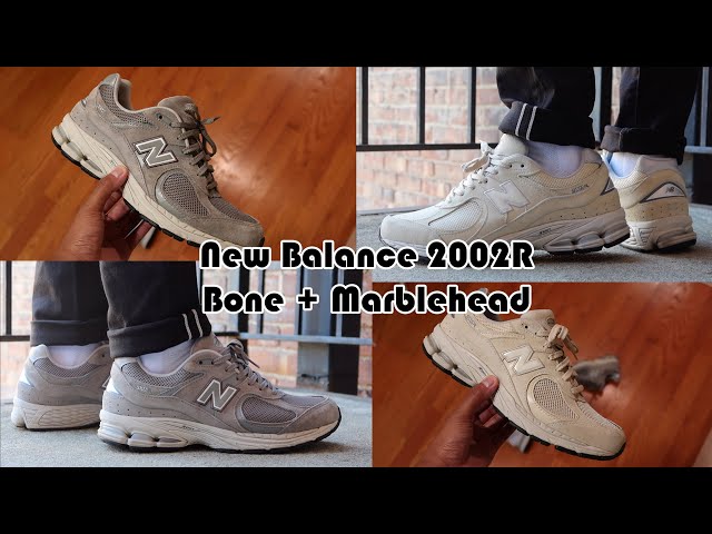 An On-Foot Look of the “Bone” and “Marblehead” New Balance 2002R!