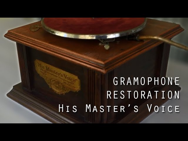 Gramophone Restoration. His Master's Voice.