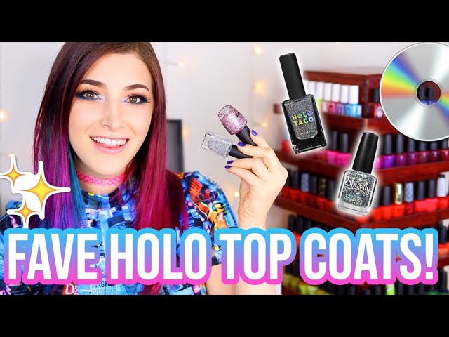 My Top 10 Favorite Holo Top Coats! || KELLI MARISSA