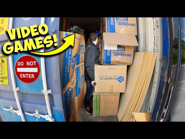 I Bought This Shipping Crate of GAMES!