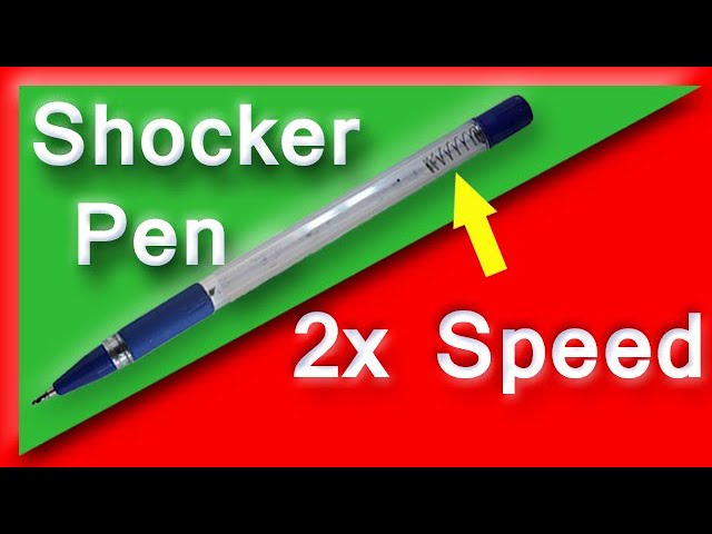I made shocker pen increase writing speed 2x |  write long without fatigue | Improve handwriting