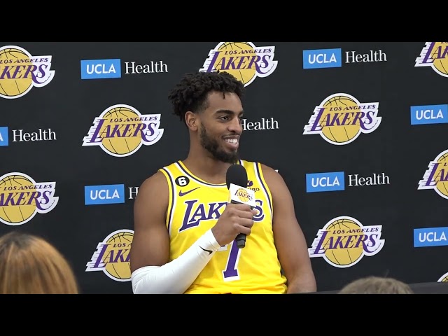 Troy Brown Jr. at Lakers Media Day
