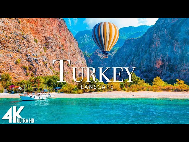 FLYING OVER TURKEY (4K UHD) - Relaxing Music Along With Beautiful Nature Videos - 4K Video HD