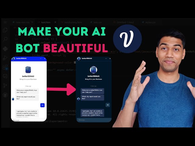 Voiceflow AI Chatbots Redesign | Make your Voiceflow ChatBot Look Amazing