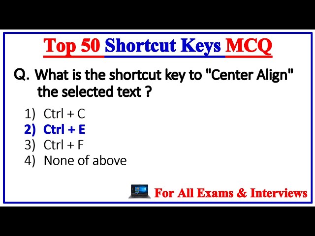 Top 50 Computer Shortcut Keys with Practical | Helpful for All Exams