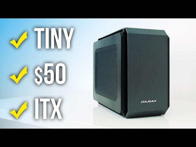 Cougar QBX - A Surprisingly Capable $50 ITX Case!