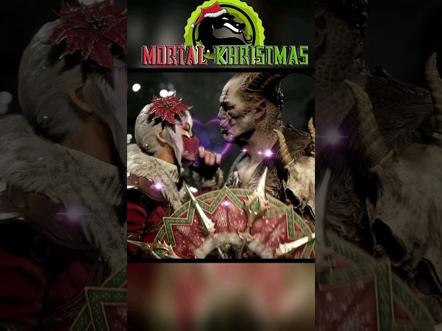 Mrs Klaus Kissing Santa Shao...❤️ Mortal Kombat 1 (Last Kiss Fatality)