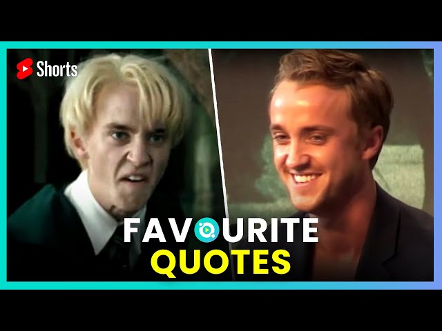 Harry Potter: The Cast's favourite Quotes  #shorts #harrypotter #hp