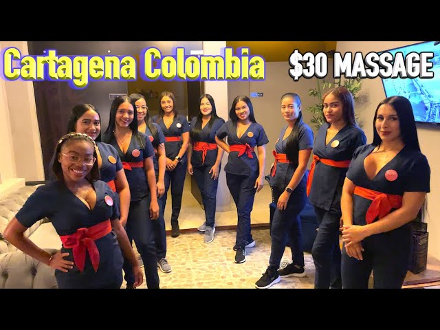 🇨🇴Cartagena Colombia Uncut Sneak Peak In A 15 Girl Massage Parlor In Walled City Downtown [Full Tour