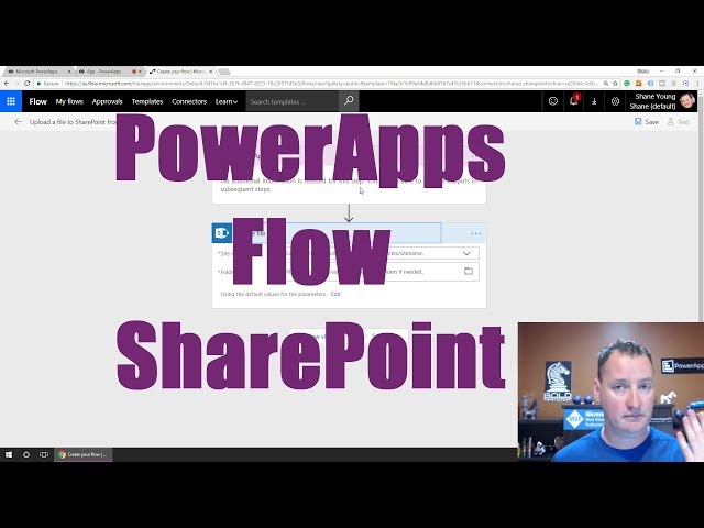 PowerApps Flow Intro Upload an image to SharePoint using Flow