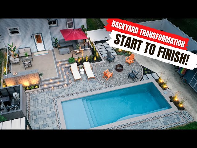 Small Backyard, BIG MAKEOVER! Full Build Time Lapse