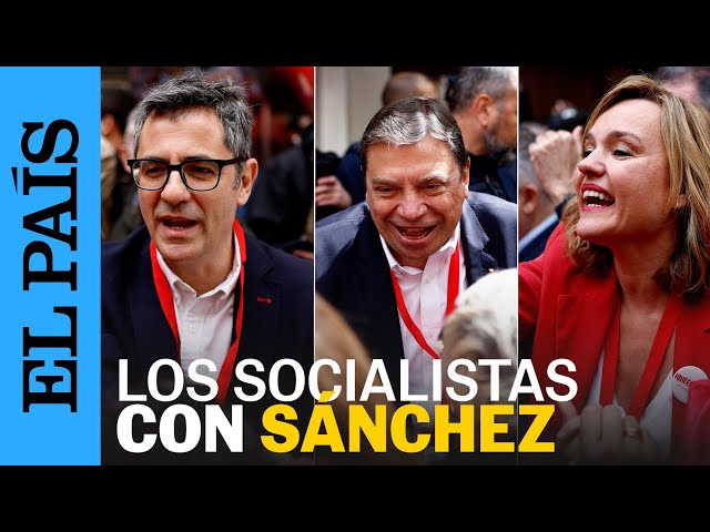 PEDRO SÁNCHEZ | Ministros y dirigentes socialistas respaldan al presidente en Ferraz | EL PAÍS