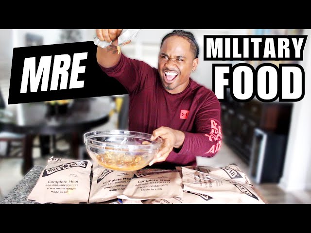TRYING 5 MRE Military Foods | December 2023 | Alonzo Lerone