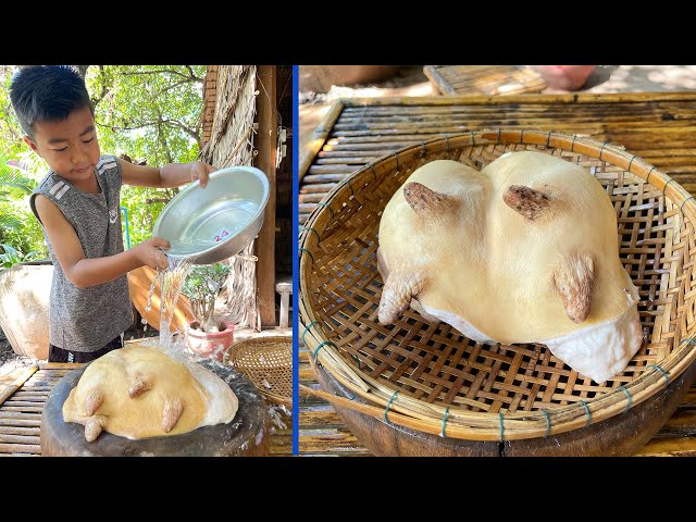 Country style cow breast cooking - Chef Seyhak