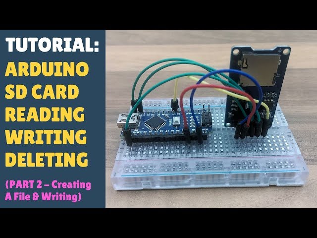 TUTORIAL: Micro SD Card Reader / Writer How to Quickly Get Started - Arduino Module DIY - Part 2