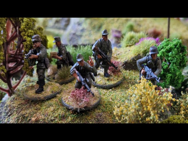 German Blitzkrieg Vs Royal Marine Commandos - 1000pts Late War - Bolt Action! 2nd Ed.