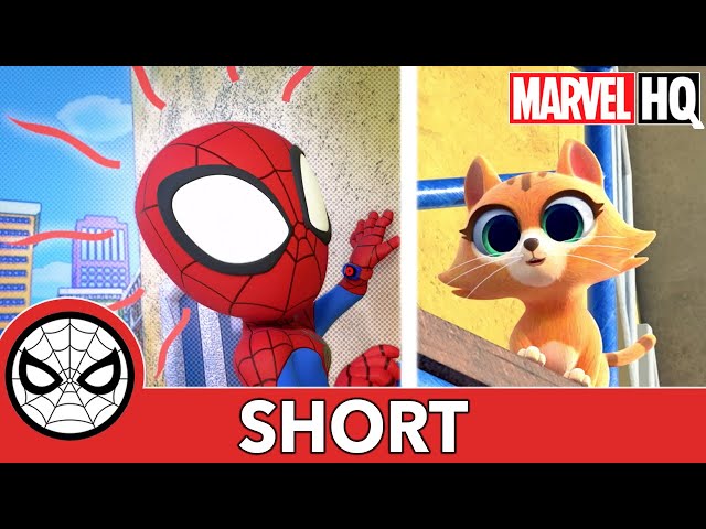 Meet Spidey and his Amazing Friends Short #1 | S.O.S. Kitty | @Disney Junior @Marvel HQ