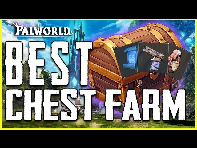 Palworld BEST SECRET CHEST FARM - GET Gun Early and Rare Items