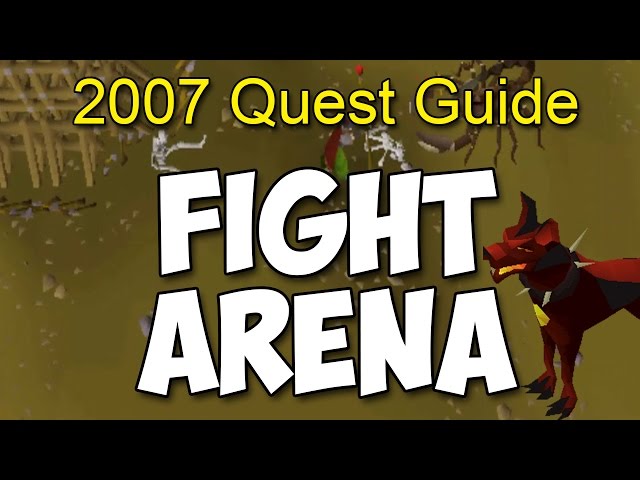 Runescape 2007 Fight Arena Quest Guide