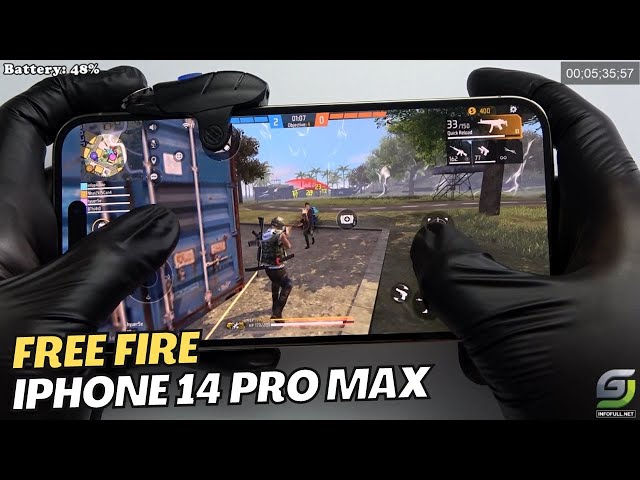 iPhone 14 Pro Max test game Free Fire