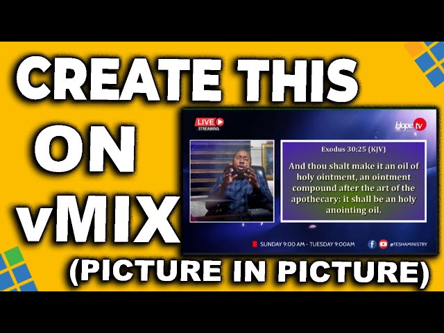vMix Tutorials: Creating A Picture In Picture With vMix | Easy As ABC