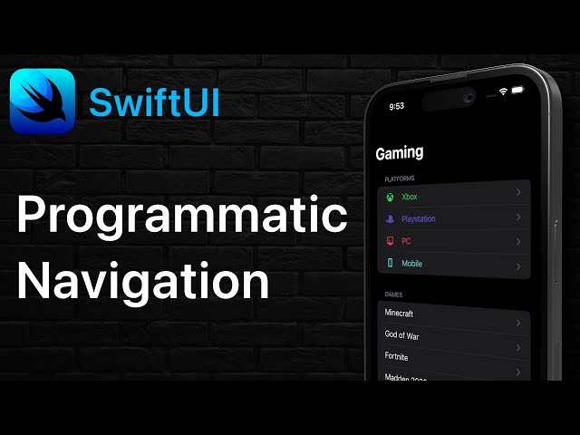 NavigationStack - SwiftUI Programmatic Navigation - iOS 16